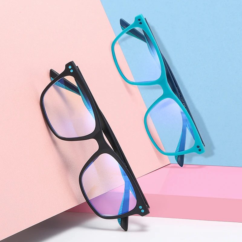 MAXJULI Blaulicht-Brille für Jungen und Mädchen im Alter von 7–12 Jahren, blockiert Anti-Augenbelastung, Kopfschmerzen, Computerbrille, UV-Schutz, 6603 – Detail 4