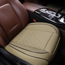 Nieuwe Pu Lederen Auto Seat Cover Protector Met Pocket Waterdichte Auto Zitkussen Mat Ademend Voorstoel Pad Universele Maat