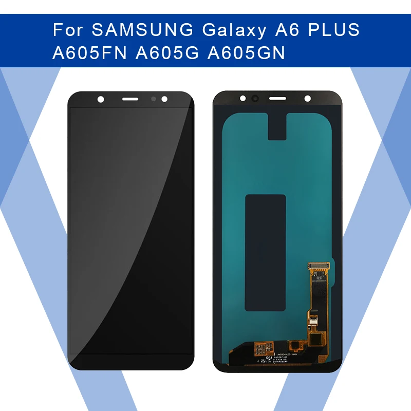 Untuk Samsung Galaxy A6 Plus A605G LCD 