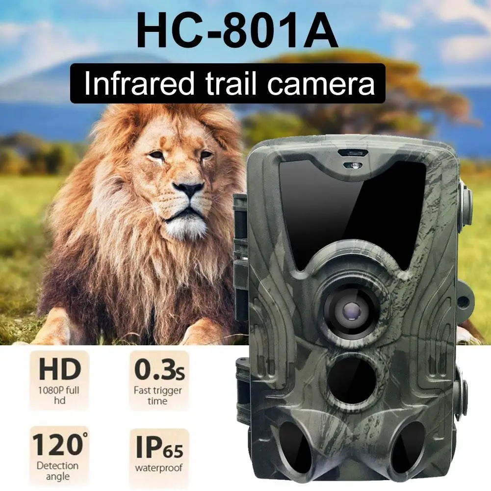 HC 801A охотничья тропа 16 МП 1080P ночное видение Водонепроницаемая камера