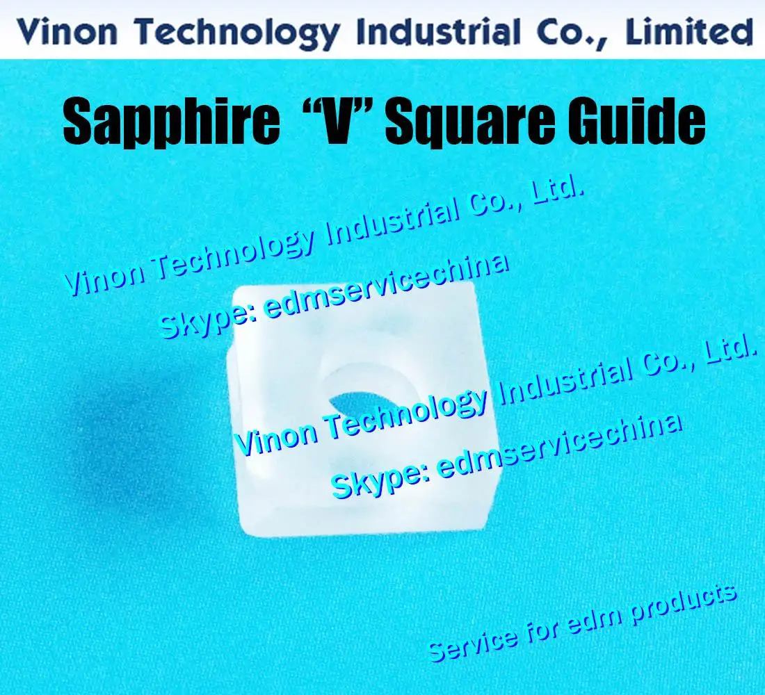 

18EC80A702 edm Sapphire V-Guide (10) Upper 18EC.80A.702 Sapphire V Square Guides (10) 24.05.200 for Makino SP43,SP64,DUO43,DUO64