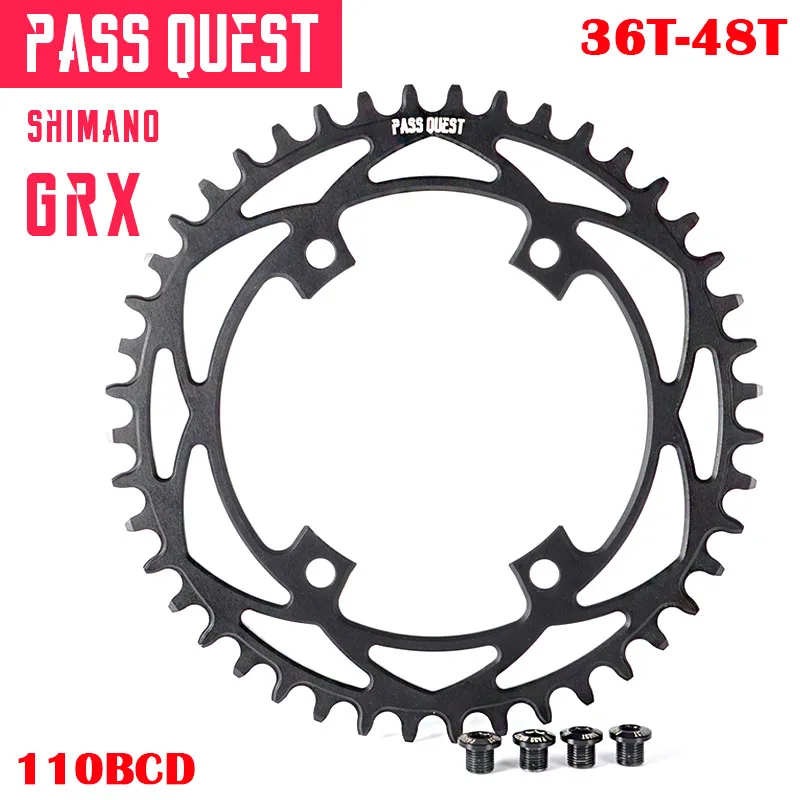 Цепное кольцо 110 Bcd из алюминиевого сплава 36T 38T 40T 42T 44T 46T48T для Grx Groupset 5700 6800 Shimano |