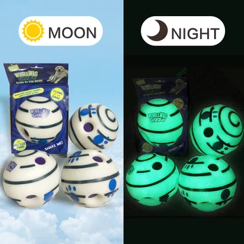 

Interesting toy dog pet Luminous Interactive Vocal Ball Squeaking Sounding Dog Chewing Dog Tooth Ball Clean Strong Rubber Ball