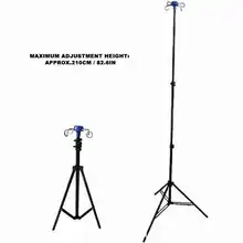 Portable Adjustable IV Pole Drip Bag Stand Intravenous Foldable Pole Stand Height Rack for Clinic Home Brace Support Health Care
