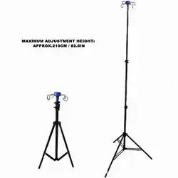 Portable Adjustable IV Pole Drip Bag Stand Intravenous Foldable Pole Stand Height Rack for Clinic Home Brace Support Health Care