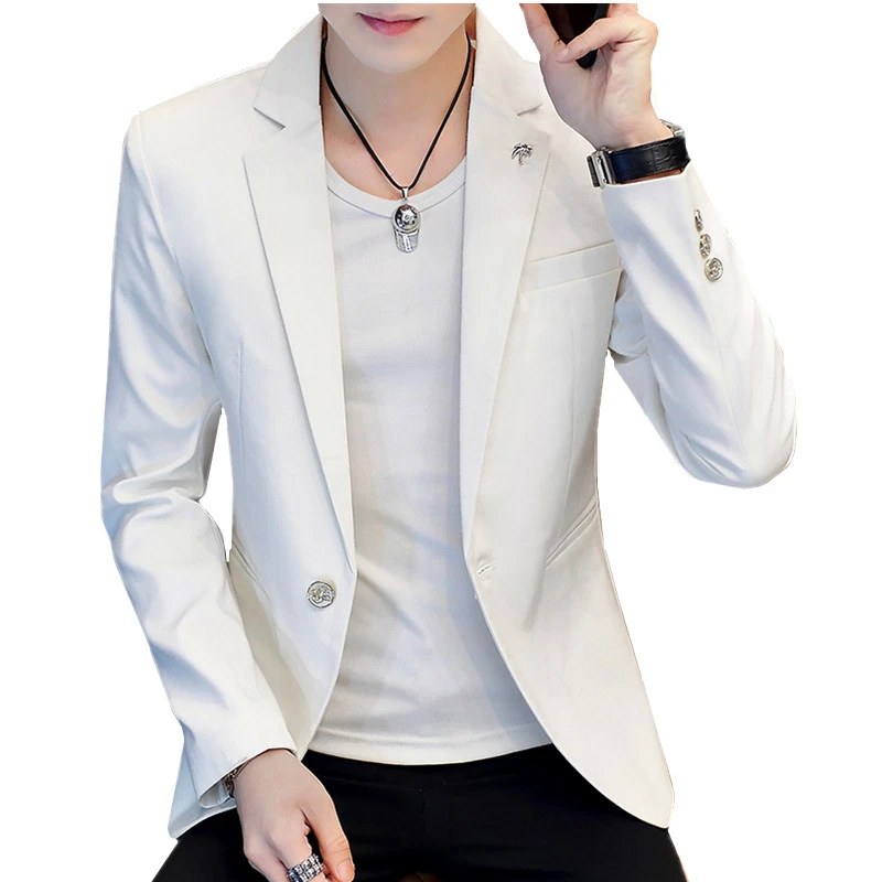 casaco branco masculino