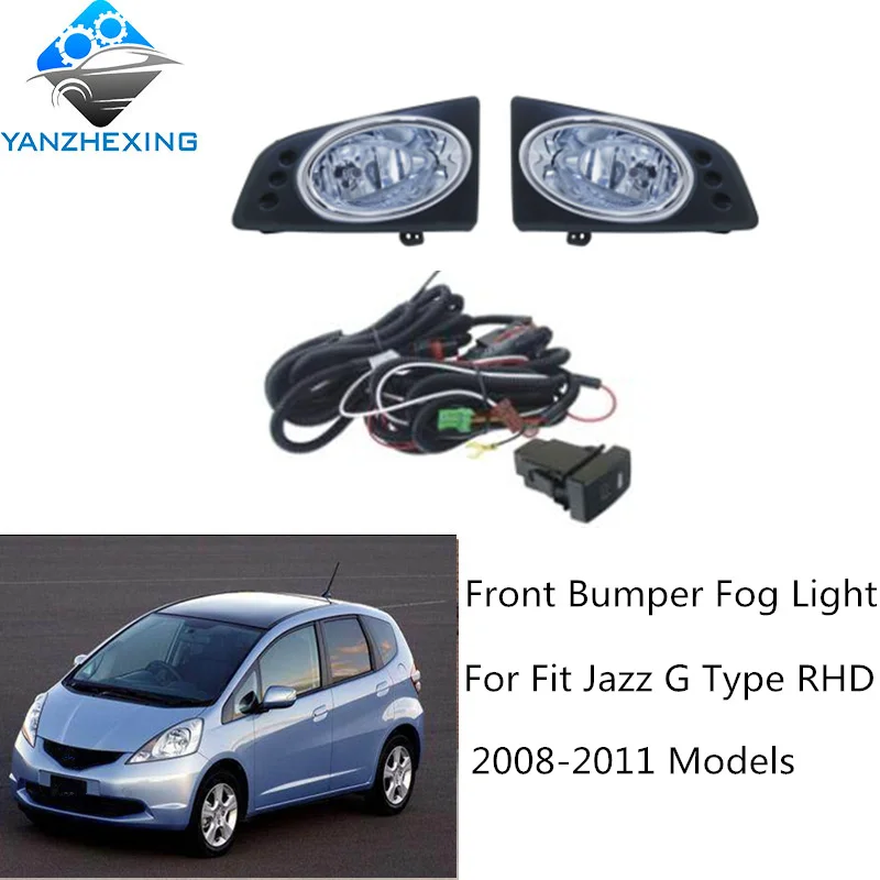 ПТФ в передний бампер противотуманная фара для Honda Fit/Jazz G Тип 2008 2010 RHD 55 Вт лампа H11