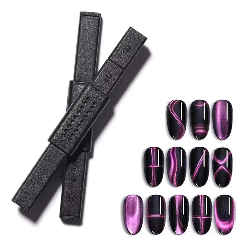 

Multi-funcation 12 in Magnetic Nail Art Stick 3D Cat-eye magnet fancy multifunctional powerful magnet Nail Polish Manicure Tool
