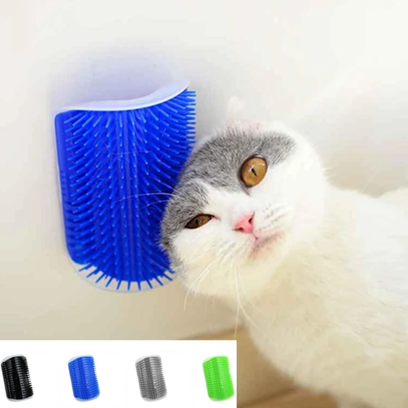 

Angle Face Pet Cats Tickling Massage Catnip Brush Combs Scratch Board Cat Grooming Supplies Hair Removal Shedding Trimming Tools
