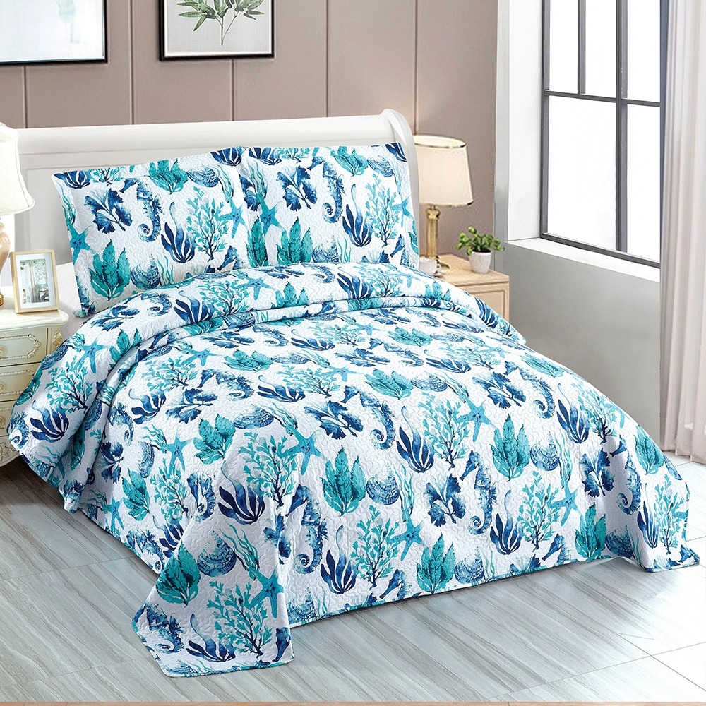 Ultrasonic Quilt Sets King Size Quilt Lightweight Bedding Set Summer Soft Breathable Bedspread