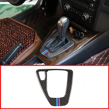 

Soft Carbon Fiber Car Center Console Gear Panel Stickers Trim Right Hand Drive Left Hand Drive For BMW 3 Series E90 E92 2005