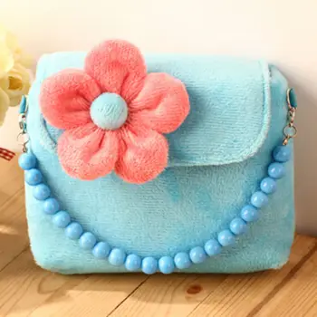 

Hot Children Girls Lovely Princess Flower handbags Messenger Bag Cute Kids Small Handbag Shoulder Bag Purses 4 Colors