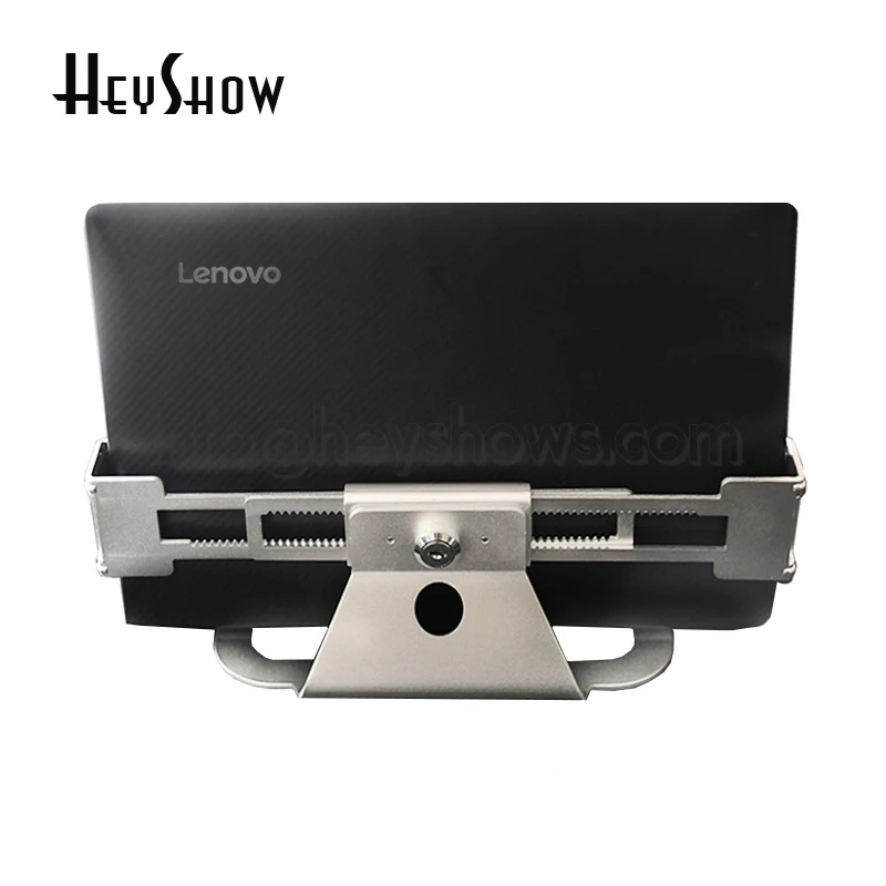 Laptop Security Stand Aluminum Alloy Stretch Notebook Computer Desk Mount  Anti-Theft Lock For All Kinds Laptops With Keys