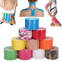

5Mx5CM Kinesiology Tape Athletic Muscle Support Sports Physio Therapeutic Tape Medical Adhesive Fixation Pain Stop Muscle Tapes