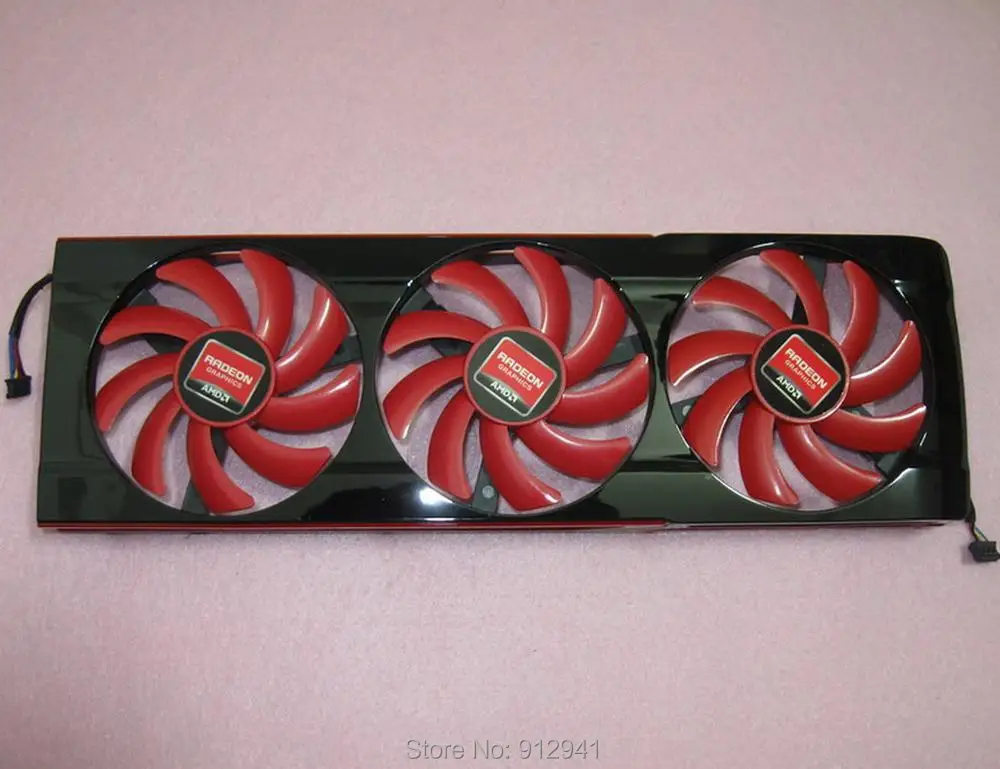 R157 NTK FD7010H12S Graphics / Video Card Triple Fan Replacement 12V 0