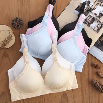 

Training Bras For Girls Soft Teenage Underwear Wire Free Child Bra For Kids Cotton Bra Underwear For Children