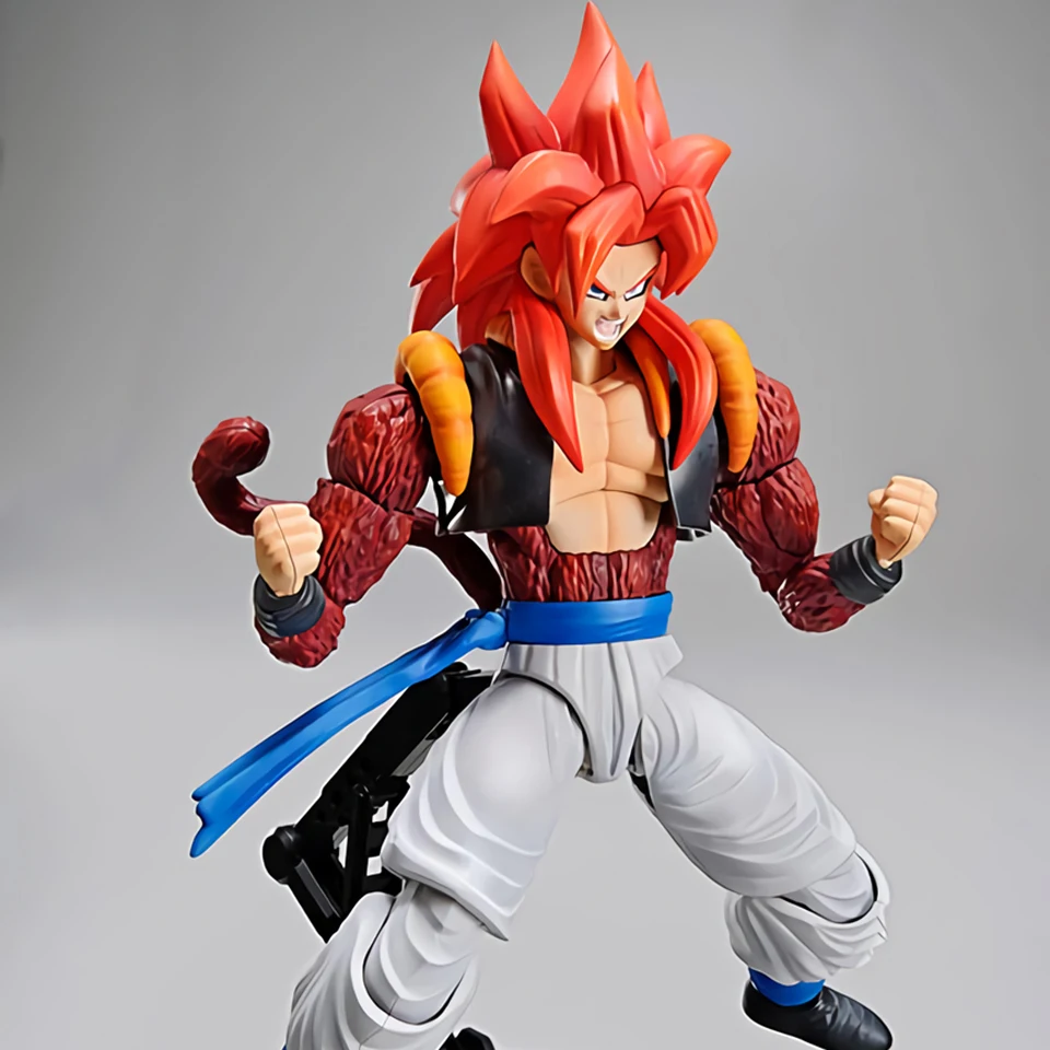 Tronzo,, Bandai, сборная фигурка, драконий жемчуг, GT Gogeta SSJ4, подвижная, ПВХ, фигурка, экшн-модель, Gogeta, Строительный набор, игрушки, подарки