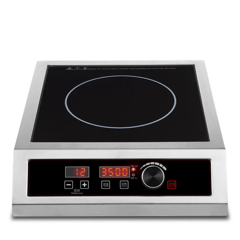 

Commercial High Power Induction Cooker 3500W Energy Saving Stove Stirring Boiling Water Multi-function Hotpot Induction Cooker