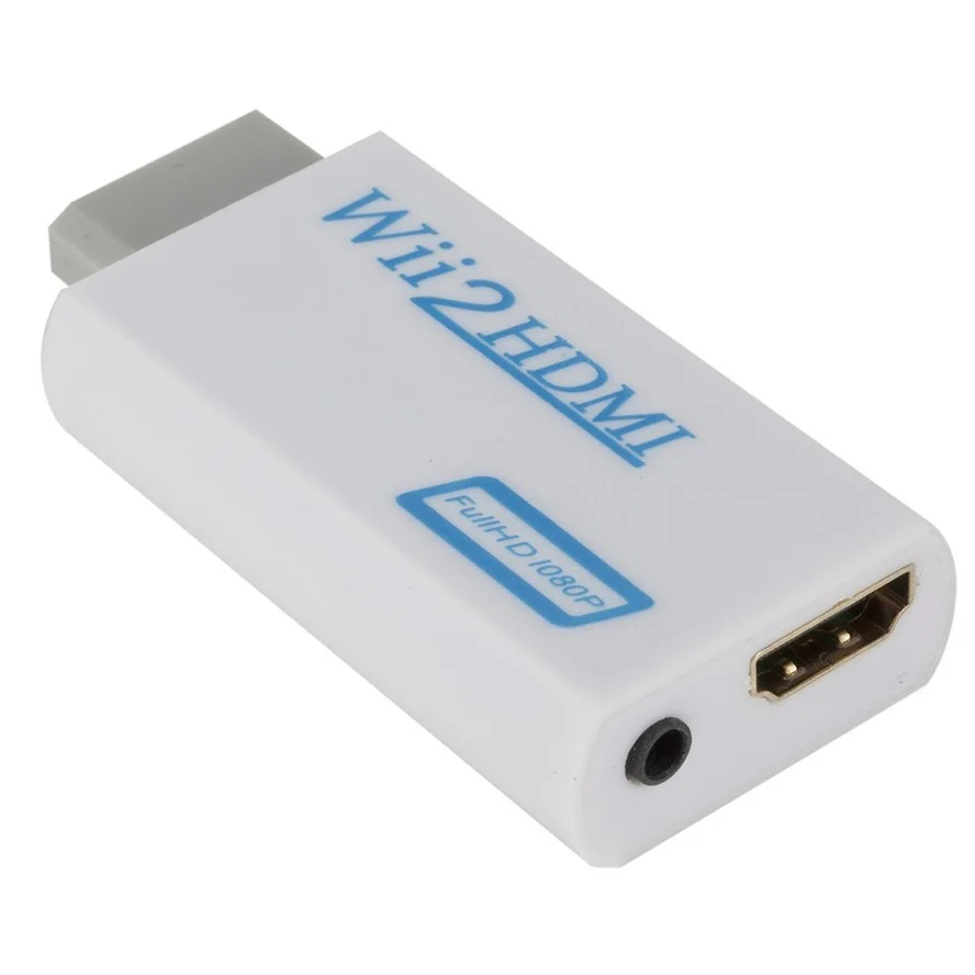 WVVMVV HD 1080P Wii to HDMI ȣȯ  , Ǯ HD 720P 1080P 3.5mm   ̺, PC HDTV  ÷̿