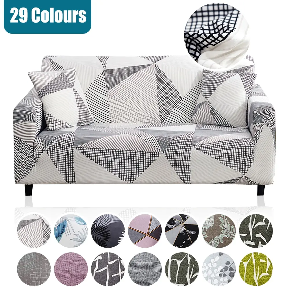 

1/2/3/4-seater Stretch Plaid Sofa Slipcover Elastic Sofa Covers For Living Room Funda Sofa Chair Couch Cover Home Decor