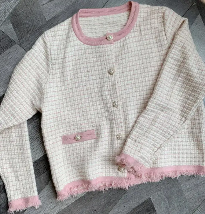 pink cardigan Модный Элегантный Теплый осенне-зимний шерстяной свитер кардиган женский твист вязанный зимний свитер кардиган повседневный розовый кардиган - Цвет: pink cardigan