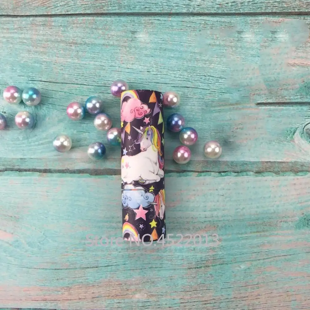 5/10/30/50 шт 12,1 мм кошкой единорогом Лебедь розового цвета с цветочным узором и круглым Бумага пустой тюбик губной помады бальзам для губ контейнер помады оболочки упаковки
