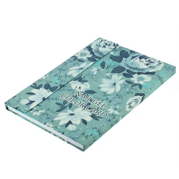 

Professional False Nail Color Book Polish Gel Chart Palette Color Card Display Book Nail Showing Shelf Tools Manicure Nial