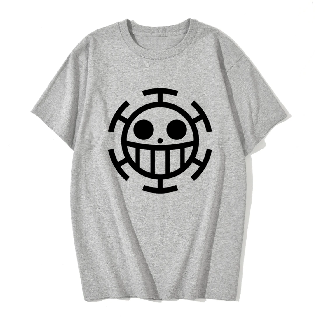 

One Piece Cartoon Print T-shirt Summer Women's Cotton Short-sleeved Round Neck Solid Color Casual Loose Fashion Tee Shirts