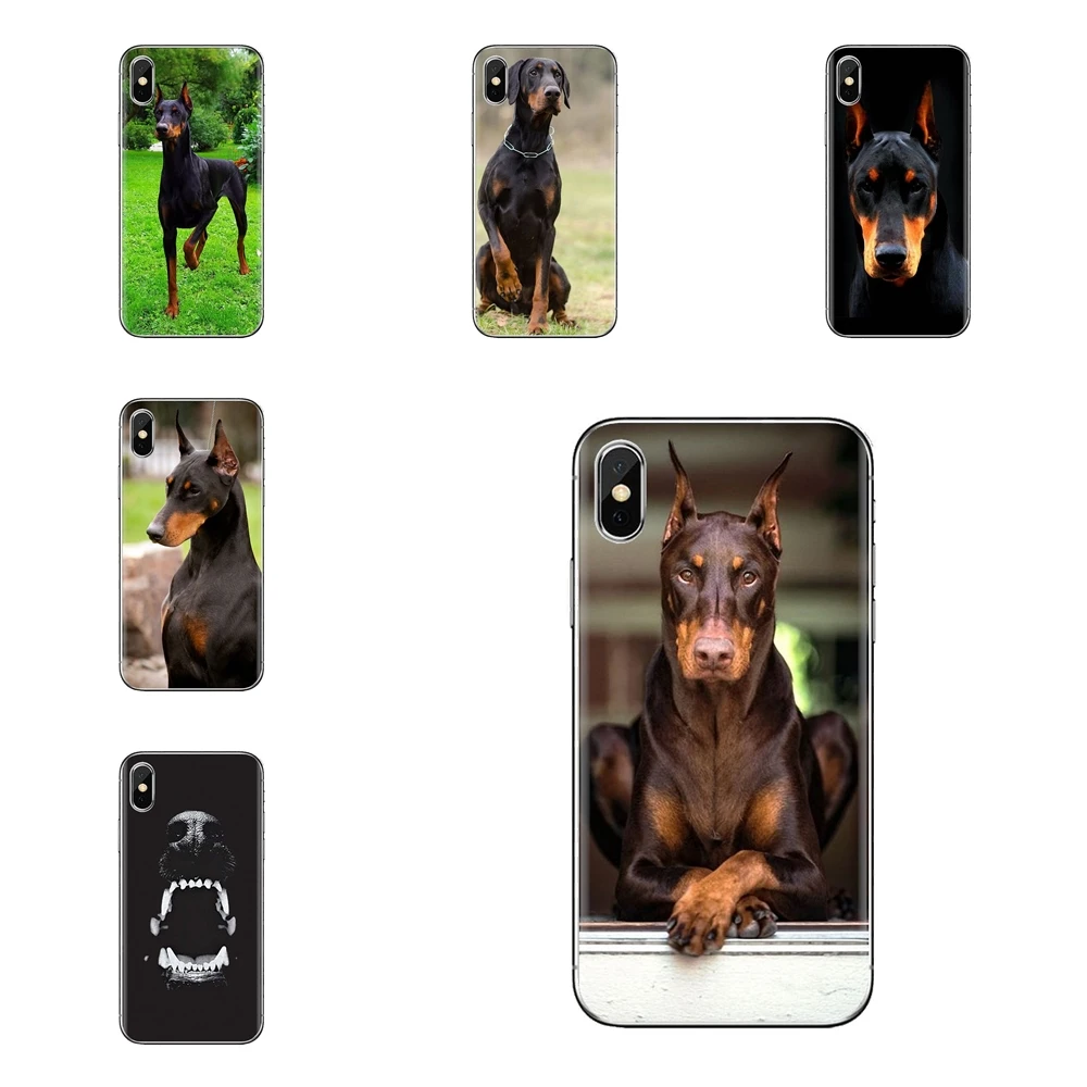 Прозрачный чехол из ТПУ для Xiaomi Redmi 4A S2 Note 3 3S 4 4X5 Plus 6 7 6A Pro Pocophone F1 Pinscher собака