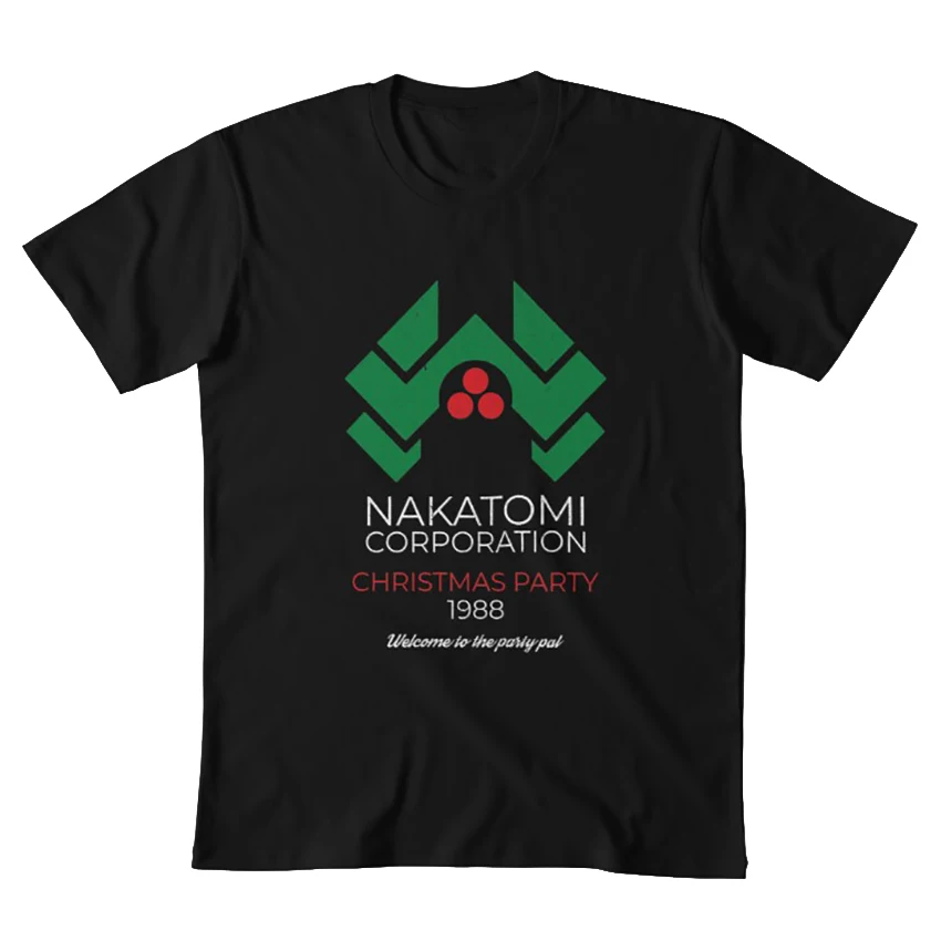 Nakatomi Рождественская вечеринка 1988 футболка Рождество die hard john mclain 80s забавные топ