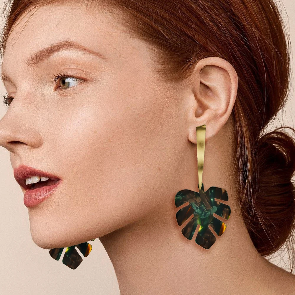 Женские трендовые серьги Match Right эффектные длинные висячие в Корейском стиле из