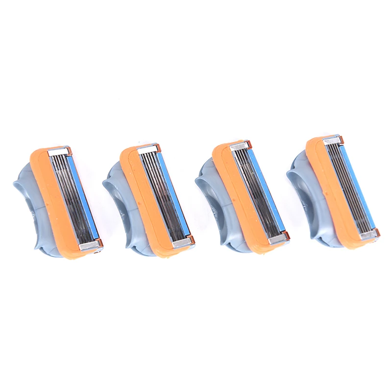 4Pcs/Pack High Quality Powerful Shaver Facial Care Men Shaving Blades Men Razor 5 Layers Blades