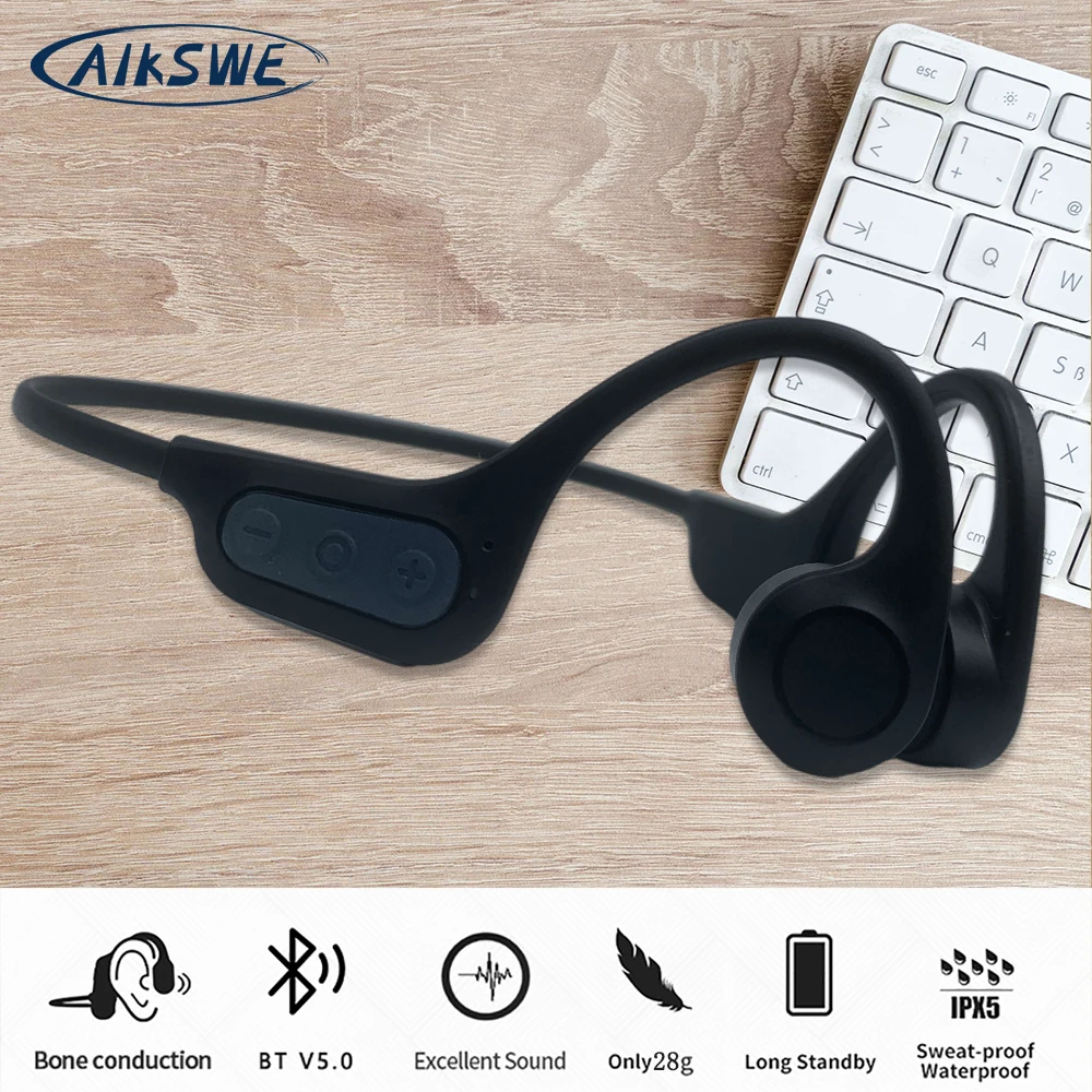 Bluetooth-наушники AIKSWE с костной проводимостью водонепроницаемые |