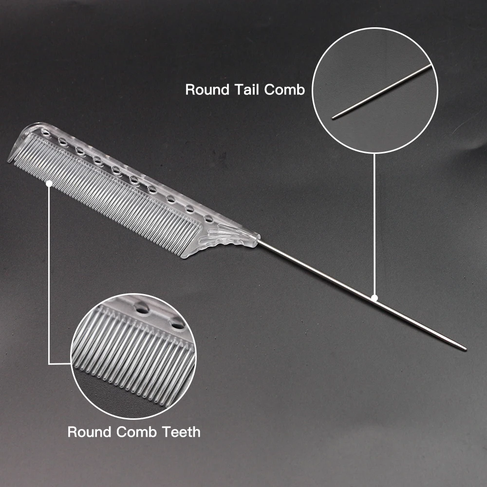 Прозрачная расческа для волос, парикмахерская расческа, Антистатическая расческа, профессиональная расческа, расческа для волос