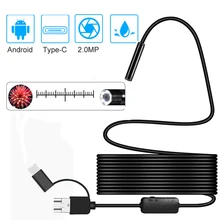 1080P Новейшая usb Змея Инспекционная камера 2,0 MP IP68 водонепроницаемый usb type-C эндоскоп с 8 светодиодный для samsung huawei Xiaomi PC