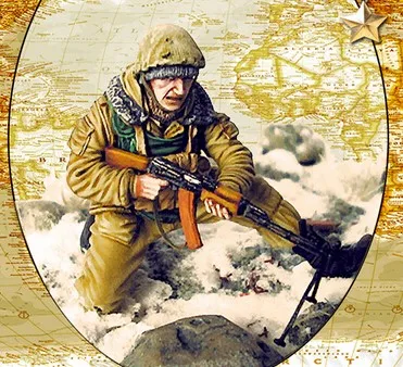 Модель 1/35 из смолы набор для сборки фигурка советского Коммандо|Наборы моделей| |