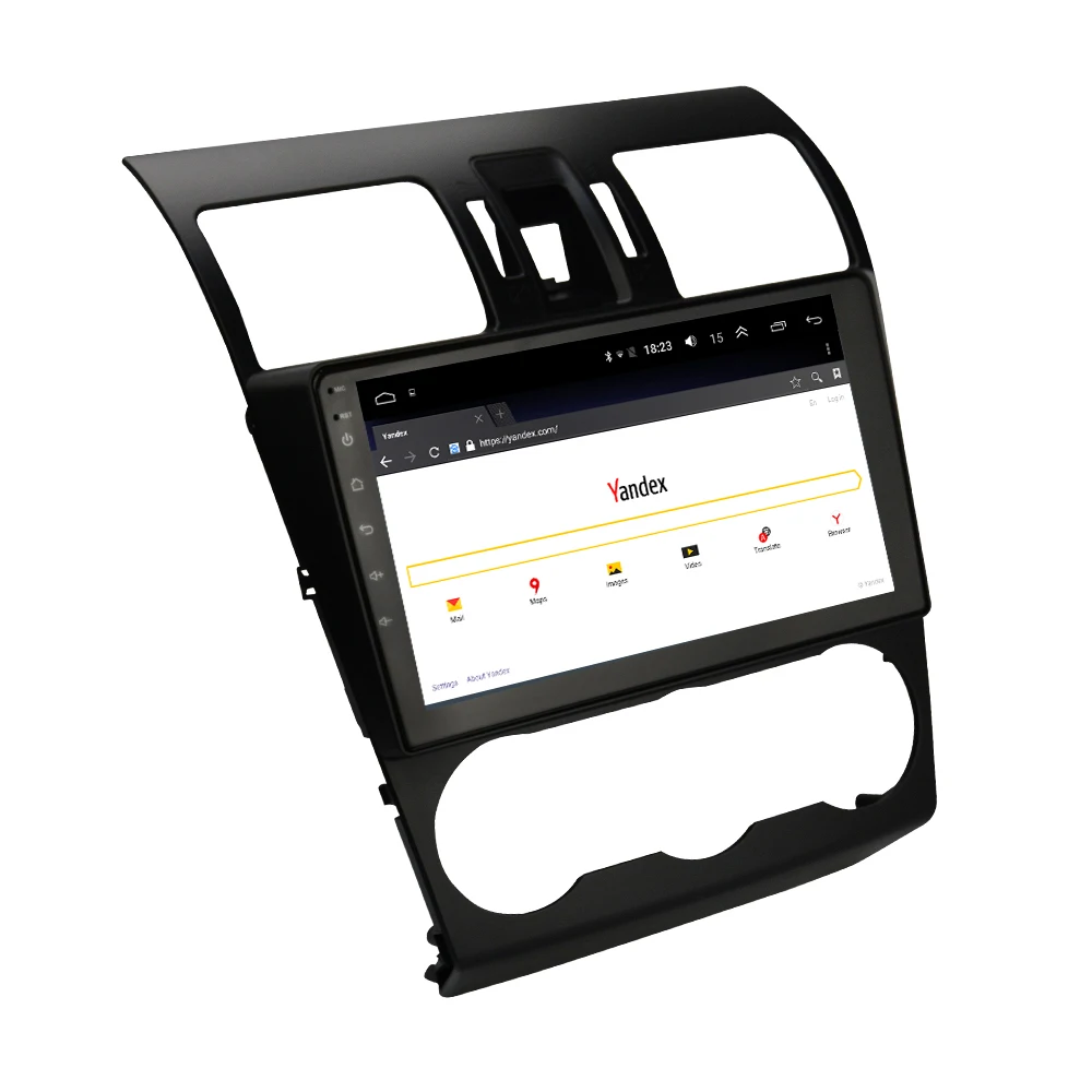 EKIY 9 ''2.5D Android 8,1 автомобильный Радио gps мультимедийный плеер 4G+ 64G Восьмиядерный для Subaru WRX Forester- навигация 2DIN DVD