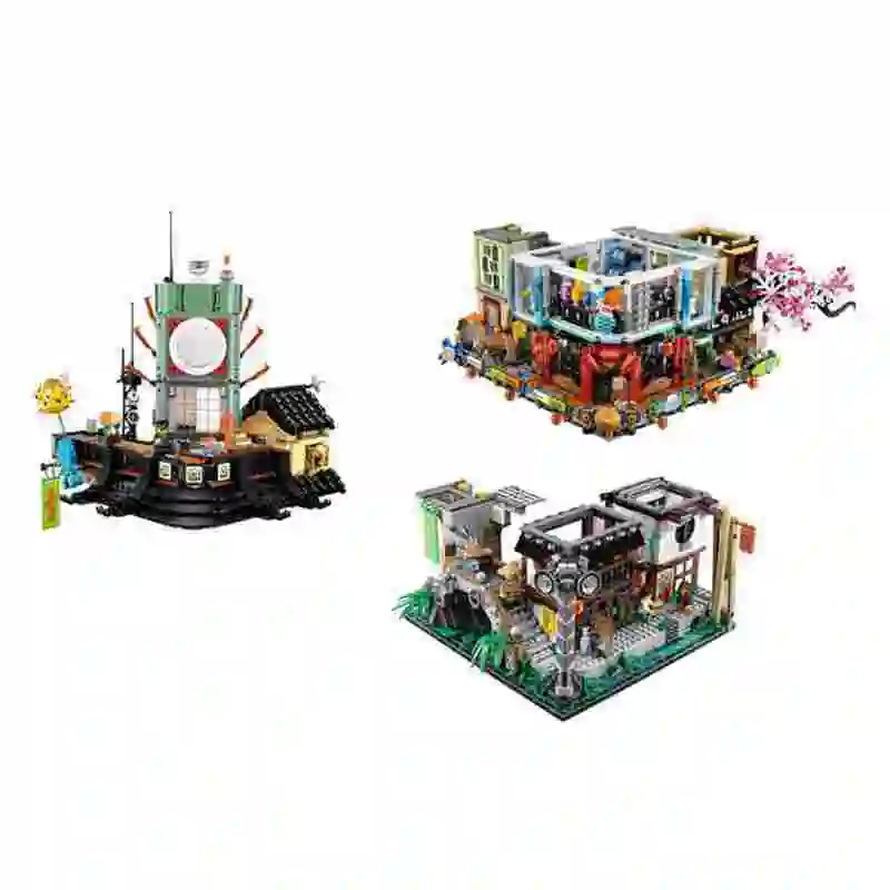 Ninjago городской строительный храм Джей Коул Зейн 4953 шт. строительные блоки игрушки для детей совместимы с ниндзя 06066 детские подарки