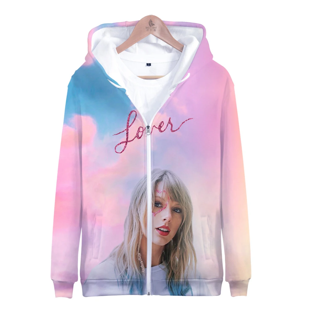 Women/Men Zipper Hoodies Sweatshirts Clothing Super Popularity Taylor 3D Print Swiftie Fans Hooded Sweatshirt Streetwear Hoodie