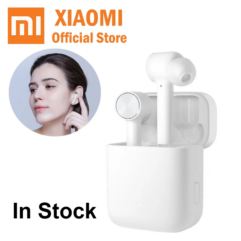Xiao mi Air mi True беспроводные bluetooth-наушники HD шумоподавление сенсорное управление TWSEJ01JY Bluetooth 4,2 TWS Airdots Pro