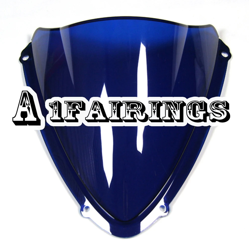 Пластик ABS Мотоциклы ветровое стекло для Suzuki GSXR600 GSXR750 2008 2009 2010 K8 08 09 10 двойной пузырь Sportbike ветровые стекла