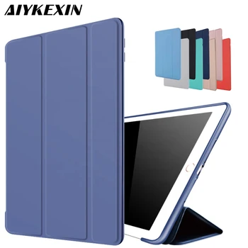 

AIYKEXIN Case for iPad Mini 4 Case PU Leather Silicone Soft Back Trifold Stand Sleep Smart Cover for iPad A1538 A1550 Case Funda