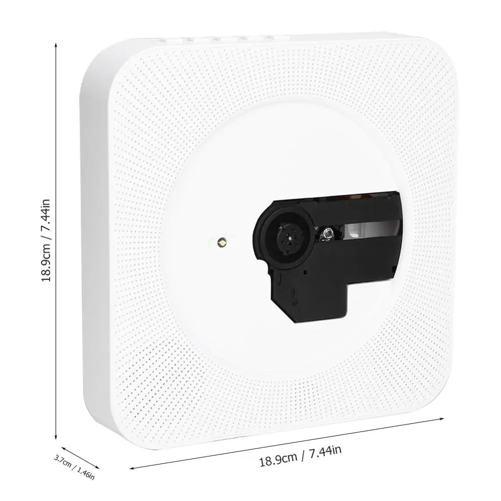 Портативный CD-плеер настенный Bluetooth портативный домашний аудио бокс с пультом дистанционного управления fm-радио встроенный HiFi колонки MP3