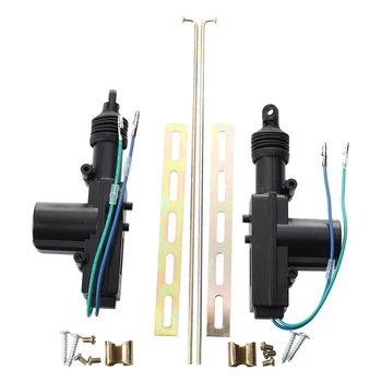 

2 Pcs Car Universal Servomotor Central Servomotor 12V 2-pole