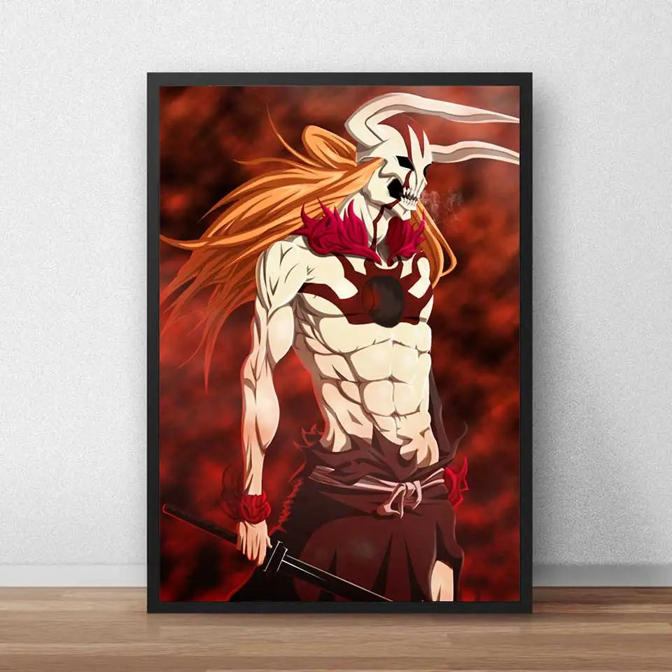 Vasto Lorde Ichigo - Bleach โปสเตอร์อนิเมะ-ภาพวาดผ้าใบภาพผนังศิลปะ Living  Room Unframed - AliExpress