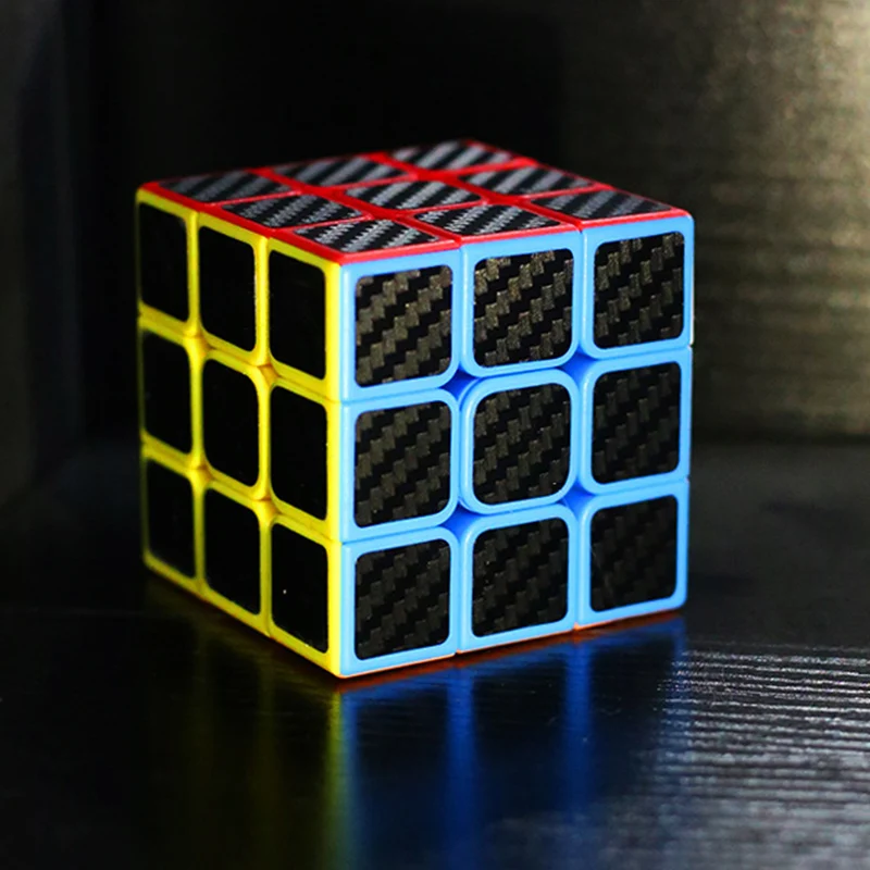 3x3x3 And 2*2 Carbon Fiber Sticker Magic Cube Puzzle 3x3 Speed Cubo Magico Square Puzzle Gifts Educational Toys for Children