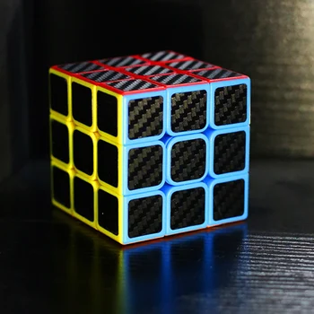 3x3x3 And 2 2 Carbon Fiber Sticker Magic Cube Puzzle 3x3 Speed Cubo Magico Square Puzzle