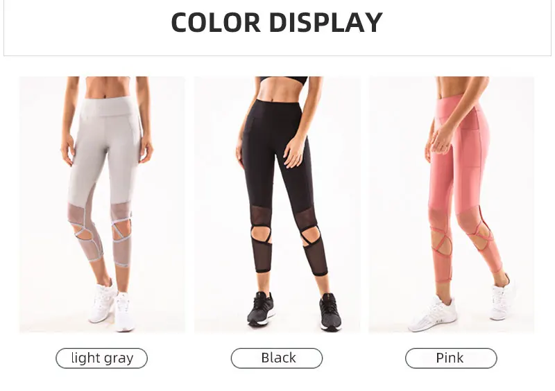 COPOZZ, женские штаны для йоги с высокой талией, леггинсы с полым дизайном, спортивные женские леггинсы для спортзала, фитнеса, бега, спортивная одежда, компрессионные колготки, штаны