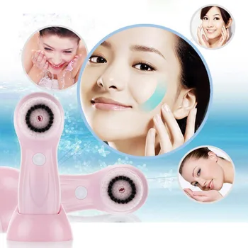 

Multifunctional Electric Face Cleansing Tool USB Rechargeable Cleaning Machine Pink Color 2018 Selling