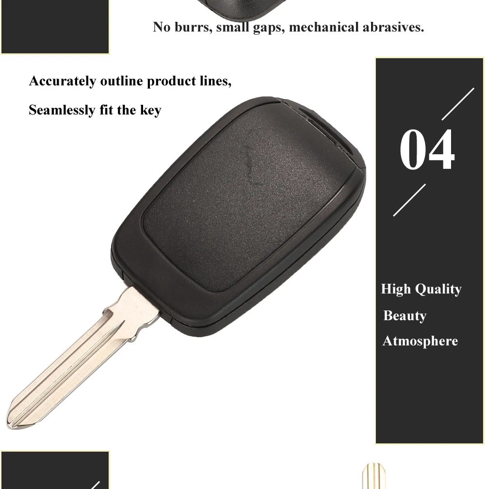 Keyforkess 3 pulsanti telecomando per auto portachiavi Shell per Renault Dacia Duster 2013 2014 2015 2016 -2018 HU136te VAC102 portachiavi sostituisci 11 Keyforkess 3 pulsanti telecomando per auto portachiavi Shell per Renault Dacia Duster 2013 2014 2015 2016 -2018 HU136te VAC102 portachiavi sostituisci - Hed7c3a9c70264f2ab54032c002d9bb326